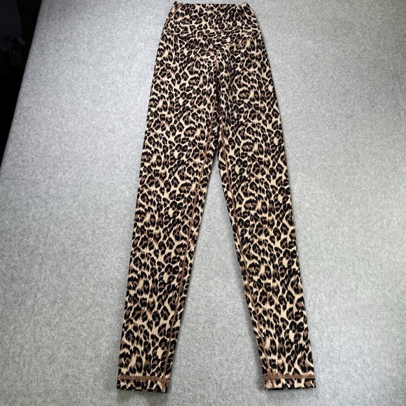 Offline Aerie Real Me 7/8 Leggings‎ Hi Rise Leopard Print Crossover Front XS - Picture 1 of 7